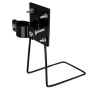 GALPADA Portapacchi Anteriore in Ferro Nero per Bici Elettrica e Mountain Bike Staffe Resistenti e Facile Installazione, Supporto Versatile per Cestino Bici Frontale