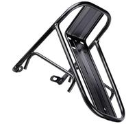 GALPADA Portapacchi Anteriore per Bici in Metallo Nero, Portabici Pieghevole Pratico e Resistente per Trasporto Facile Durante Ciclismo