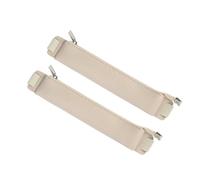 GALPADA Portapenne Elastico in Pu Beige 2 Pezzi per Planner e Diario Ampia Capacità, Custodia Resistente per Materiale di Cancelleria per Ufficio e Attività All'aperto