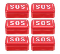 GALPADA Portapillole da Viaggio in Metallo Resistente Piccolo Astuccio Portatile per Medicinali e Sos Emergenze Organizer Compatto per Pillole e Kit Sopravvivenza Outdoor