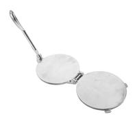 GALPADA Pressa per Tortillas in Lega di Alluminio Argento Formazione Rapida e Spessore Costante, Utensile da Cucina Portatile per Preparare Gnocchi e Tortillas Messicane