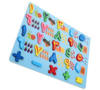 GALPADA Puzzle Educativo per Arabi Blu Didattico per Sviluppo Cognitivo e Riconoscimento Montessori per Scuola e Prima