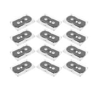 GALPADA Registratore cassette audio portatile in plastico, 12 pezzi da 60 minuti, per interviste e decorazioni fai-da-te