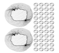 GALPADA Retina per Chignon Nera Invisibile 150 Pezzi Rete Elastica a Maglia Fine Grande Traspirante Copertura Anti-Crespo per Chioma Raccolti in Palestra Teatro e Servizi di