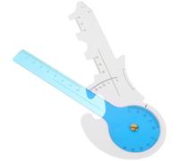 GALPADA Righello in Plastica per Calcolo Distanza Pupilla Occhiali, Semplice da Usare e Comodo, per Uso in Negozio, Calcola Montatura e Angolo delle Aste
