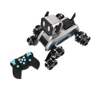 GALPADA Robot Elettronico Cane Telecomandato Programmabile con Sensore Gesto Trasformabile e Interattivo per Giocattolo Educativo Rc Robotic Puppy con Ruote per Interni ed Esterni