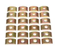 GALPADA Rondelle Mezza Luna in Metallo 4-in-1 per Mobili, 25 Pezzi, Accessori per Fissaggio Robusto e Resistente, per Assemblaggio Mobili e Riparazioni