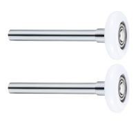 GALPADA Rullo per Porta da Garage in Nylon con Stelo, Cuscinetti di Precisione Silenziosi, Set da 2 Pezzi per Sostituzione e Stabilità Porte Residenziali Fino a 7 Piedi