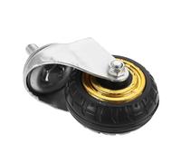 GALPADA Ruote Girevoli in Gomma per Attrezzature di Servizio Martinetto Orizzontale Gruppo Ruote Industriali per Manutenzione Officina per Carrelli e Mobilità Macchine Pneumatiche