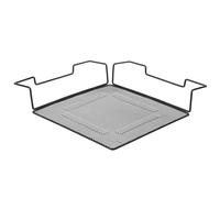 GALPADA Scaffale Angolare in Ferro Nero per Vasi di Fiori e Oggetti, Supporto per Piante da Interno per Giardinaggio e Ingresso, Salvaspazio e Decorativo