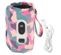 GALPADA Scalda Latte Digitale Portatile Display, Borsa Termica Regolabile a 5 Marce per Bottiglia da Viaggio e Latte Materno, Copertura Riscaldante Riutilizzabile per Ragazzo Ragazza,