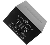 GALPADA Scatola per Suggerimenti in Acrilico Trasparente Design Moderno, Contenitore per Donazioni e Mance, Cassetta per Soldi per Feste e Ristoranti