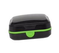 GALPADA Scatola Protettiva Tascabile per Apparecchi Acustici Piccola Custodia Portatile Nera Contenitore Compatto per Protezione e Trasporto in Viaggio