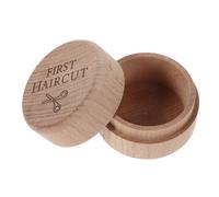 GALPADA Scatola Ricordo in Legno con Coperchio, Contenitore Piccolo per Primo Taglio di Chioma Ragazzo Ragazza, Scatola Commemorativa Portatile per Conservare Ricordi Infanzia
