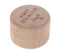 GALPADA Scatola Ricordo per Bambina in Legno Coperchio, Organizer per Primo Taglio di Chioma e Ricordi Infanzia, Contenitore Commemorativo per Uso Domestico e Shower