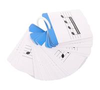 GALPADA Schede Didattiche Musicali per Principianti Carta Resistente, Riconoscimento Rapido delle Note e Allenamento del Ritmo per Pratica Individuale al Pianoforte