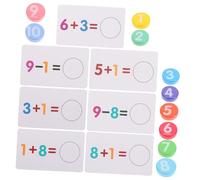 GALPADA Schede Flash Matematica Montessori per Età Prescolare Carte Educative per Imparare Addizione e Sottrazione Giocando Strumento Didattico per Sviluppo Cognitivo e Apprendimento