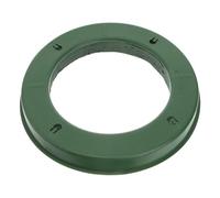 GALPADA Schiuma Floreale Rotonda Ventosa per Decorazioni Auto Matrimonio, Fango di Fiori Plastico Resistente, Facile Installazione per Nozze e Fidanzamenti, 1 Pezzo Colore Verde