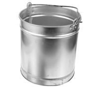 GALPADA Secchio per Cenere in Metallo Manico, Porta Carbone per Barbecue e Caminetto, Contenitore Compatto per Cenere da Esterno, Resistente e Leggero per Giardino e Cucina