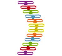 GALPADA Segnabicchieri Non Sbiadisce 12 Pezzi Riutilizzabili in Silicone a Forma di Anello Riconoscitore di Bicchieri Colore Casuale per Festa e Bar per Calici e Tazze