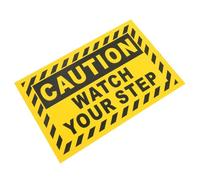 GALPADA Segnale di Sicurezza per Pavimento Bagnato in Pvc Antiscivolo, Adesivo Autoadesivo Cartello “attenzione a Dove Metti i Piedi” per Scale e Gradini, Avviso di Sicurezza per Ambienti