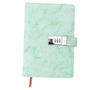 GALPADA Serratura Marble Taccuino Compatto per Studenti Notepad Multifunzionale per Domestico 120 Pagine Accessorio per