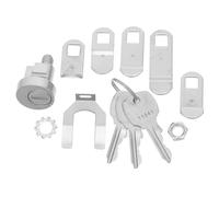 GALPADA Serratura per Cassetta Postale Design Antiscasso con 3 Chiavi e 5 Piastre Diverse in Lega di Zinco per Sicurezza Migliorata in Famiglia e Fai-da-te