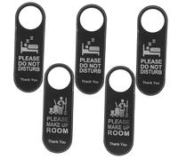 GALPADA Serratura Per Maniglie Delle Porte - 5 Cartelli Reversibili Da Appendere Alla Porta - "non Disturbare" E " Prega Di Rifare La Camera" Per Hotel