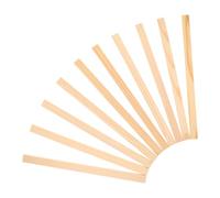 GALPADA Set 10 Guide per Bastoncini Ceramica in Legno di Pino, Strisce Spessore per Argilla, Strumenti per Ceramica per Aule, Studi e Lavori Fai da Te