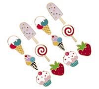 GALPADA Set 12 Spille Estive a Forma di Gelato e Fragola, Spilla Kawaii a Fumetti per Abbigliamento e Borse, Decorazioni Leggere per Feste di Compleanno e Accessori Moda Donna
