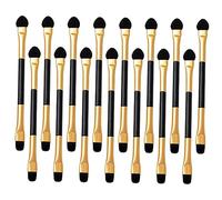 GALPADA Set 15 Pezzi Applicatori per Trucco Occhi a Doppia Testa, Mini Pennelli Ombretto in Stick Morbidi e Resistenti, per Uso Professionale e Domestico, Portatile per Make-up On The Go