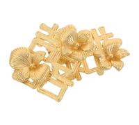 GALPADA Set 2 Spille da Bavero Fiore Dorato e Carattere della Felicità Nuziale Accessori Leggeri per Matrimonio e Banchetti Spille Floreali da Boutonniere per Donna Design Tradizionale