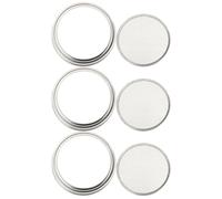 GALPADA Set 3 Pezzi Copri Vasetto per Germogli in Acciaio Inossidabile Argento, Coperchi Filtro Anti-Perdita, Adatti per Barattoli e Filtraggio Brodo o caffè