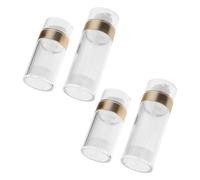 GALPADA Set 4 Pezzi Contenitori per Lozione da Viaggio Pompa Airless, Doppio Strato in Plastica, Capacità 30ml e 50ml, Dispenser Portatile a Tenuta Stagna per Uso Quotidiano e Cosmetici