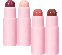 GALPADA Set 4 Pezzi Rossetti Matte Lunga Durata Opaco Colori Ricchi e Formula a Base di Olio e Cera, Trucco Elegante per Donne da Lavoro e Colore Casuale