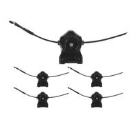 GALPADA Set 5 Lanciatore di Trottole in Plastica Nero con Corda Resistente, Accessori per Giochi Strategici, e Partite in Arena