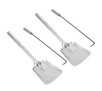 GALPADA Set Attrezzi per Stufa 4 Pezzi con Pinze per Braciere Paletta per Cenere e Gancio per Stufa in Ferro Accessori a Legna e Campeggio Strumenti per Fuoco per Uso Interno