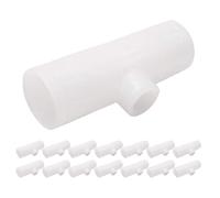 GALPADA Set da 15 Pezzi Raccordi in Plastica Bianchi per Abbeveratoio Pollame, Accessori per Beverino Galline Facile Pulizia e Prevenzione Spreco Acqua
