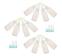 GALPADA Set da 2 Flaconi di Colla Applicatore a Punta ad Ago di Precisione in Plastica, Bottiglie Squeeze per Quilling, Ceramica e Progetti Artistici Fai da Te