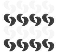 GALPADA Set da 20 Paia di Supporti Auricolari Antiscivolo in Silicone a Forma di Luna per Occhiali, Morbidi e Comodi per Fissare Saldamente gli Occhiali