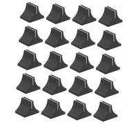 GALPADA Set Da 20 Tappi Scorrevoli Per Fader Mixer in Plastica Nera e Bianca, Manopole Del Cursore Compatte Per Console Audio e Pannelli Sound Card, Accessori Per Sostituzione Manopole Del Fader