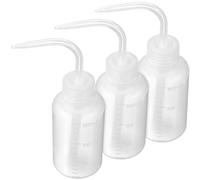 GALPADA Set da 3 Squeeze Bottle in Plastica da 150 Ml Tappo a Vite e Tacche Graduate, Bottiglie per Acqua per Piante Succulente e Uso in Laboratorio
