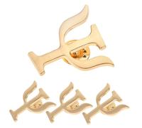 GALPADA Set da 4 Spille da Colletto in Lega Oro per Professionisti della Psicologia, Design Elegante e Versatile, Accessori Decorativi per Ogni Occasione e Viaggio