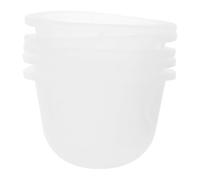 GALPADA Set da 5 Ciotole per Tiralatte in Silicone Trasparente Accessori per Tiralatte Elettrico Sicuri e Resistenti per Uso Quotidiano e Regali per -Mamme