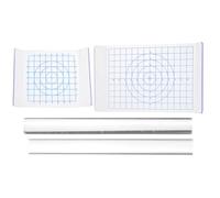 GALPADA Set di 4 Piastre Pressa Argilla in Acrilico U-Shaped, Strumenti per Scolpire Argilla, Resistente e Facile da Conservare per Arte della Pasta Polimerica