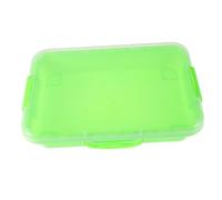 GALPADA Set di di sabbia spaziale Sandbox portatile vassoio per giochi di sabbia vassoio sensoriale vassoio da gioco contenitore sensoriale portatile plastica Verde chiaro