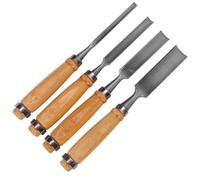 GALPADA Set di Scalpelli per Intaglio Legno Manico in Legno Massello e Anello di Ferro, Kit Utensili per Intaglio a Mano, Adatto per Falegnameria e Lavori di Precisione