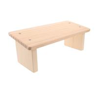 GALPADA Sgabello in Legno per Meditazione e Preghiera Protezione Ginocchia e Design Compatto Stile Chiesa Beige per Preghiera Personale e Comunitaria