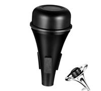 GALPADA Sordina per Trombone in Plastica Acciaio Nera Silenziatore Pratica Versatile per Lezioni e Performance Riduce Rumore per Domestico e Professionale