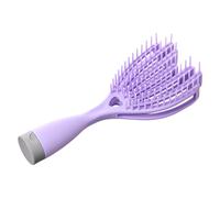 GALPADA Spazzola Asciutta Specchio Mini e da Chioma Portatile in per Viaggio Districante Bagnata Colore Viola per Domestico